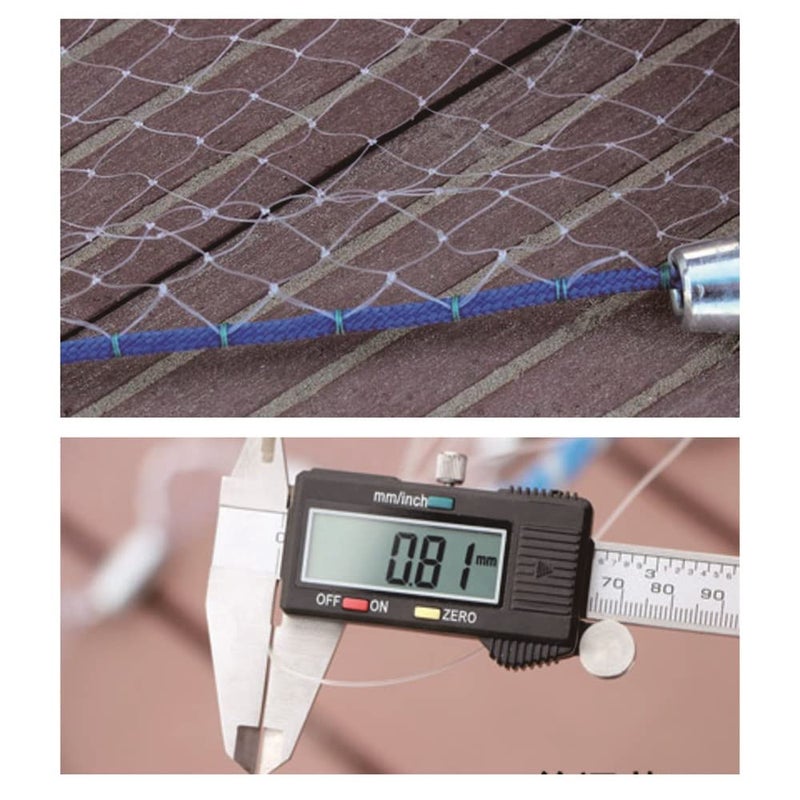 EASY BIG Cast Fishing Net with Aluminum Frame, 0.8 inch Mesh, 7.8-13.8 ft Diameter - Image 5